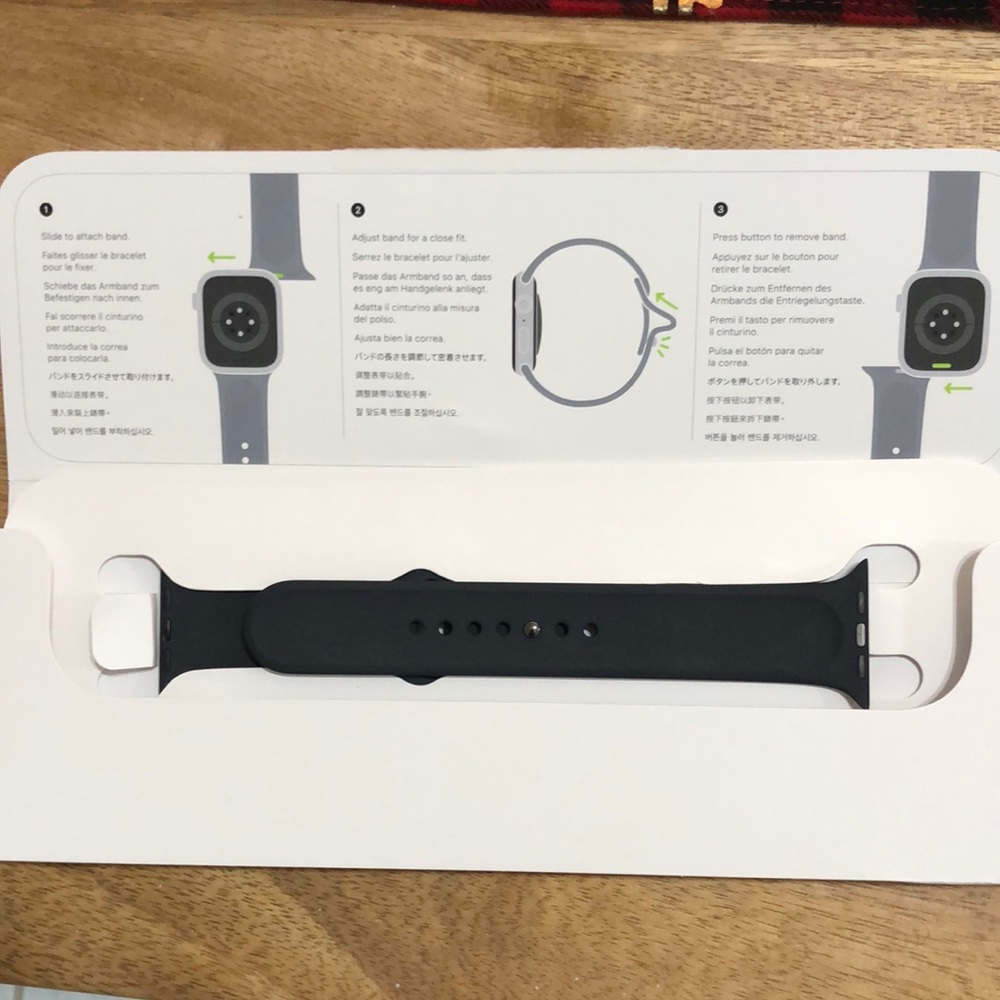 NEW Apple Watch Sport Band. Black